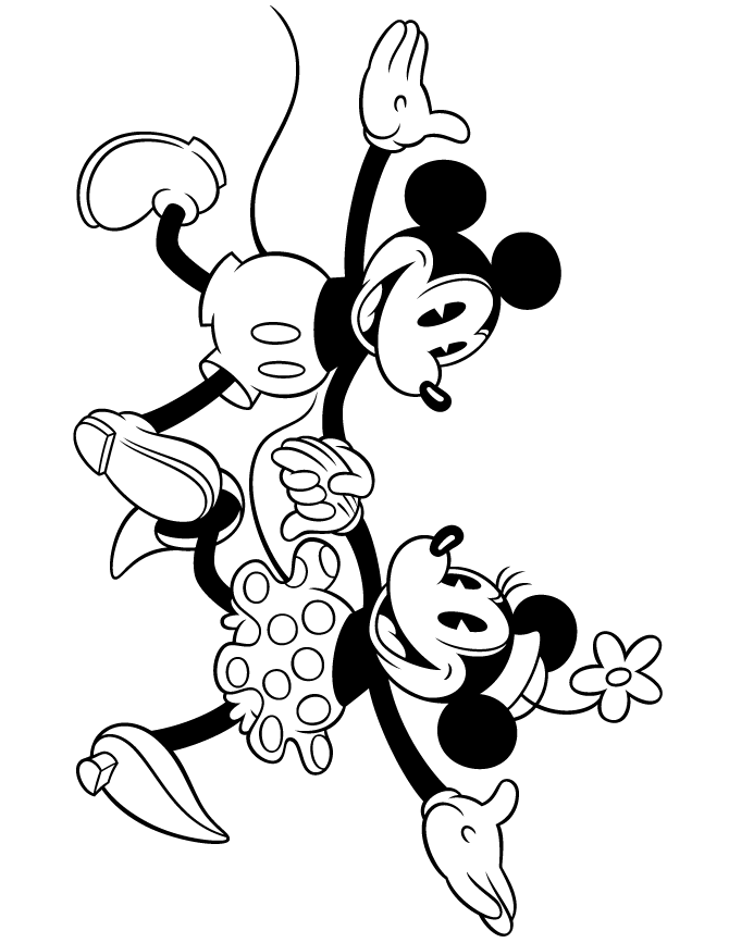 Minnie Mouse 22 For Kids Coloring Page