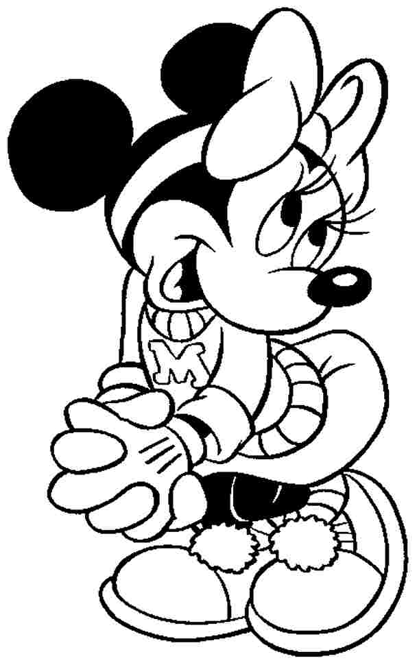 Minnie Mouse 23 Cool Coloring Page