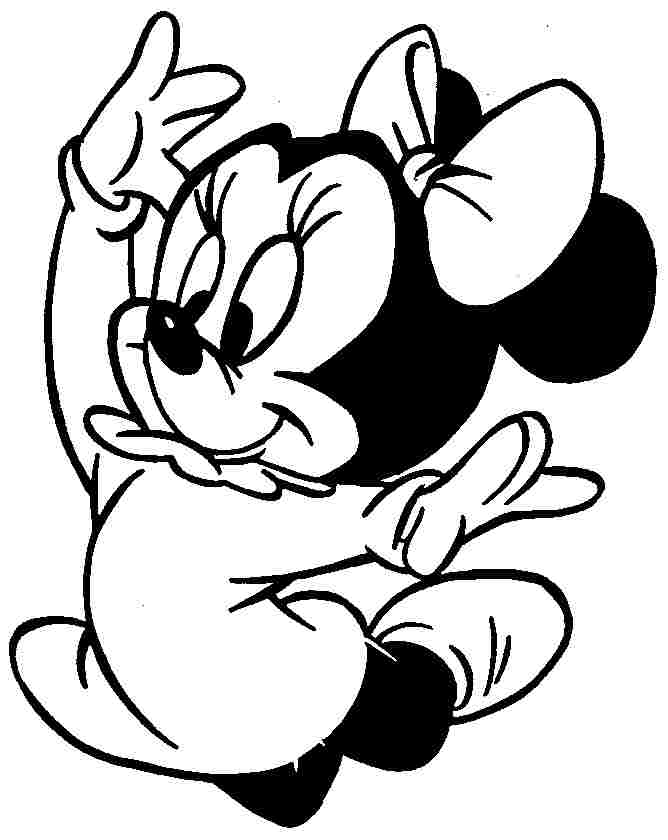 Minnie Mouse 25 Cool Coloring Page