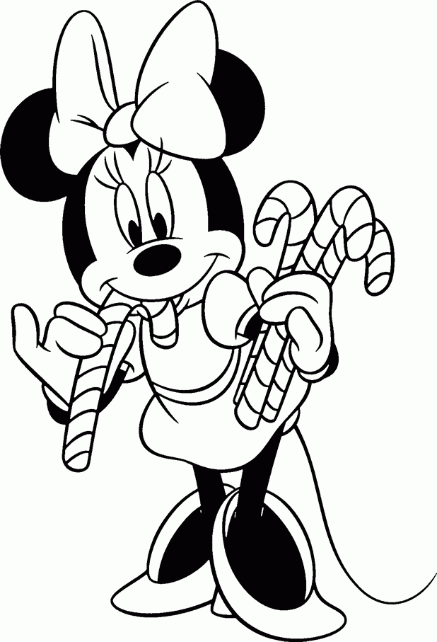 Minnie Mouse 9 Cool Coloring Page