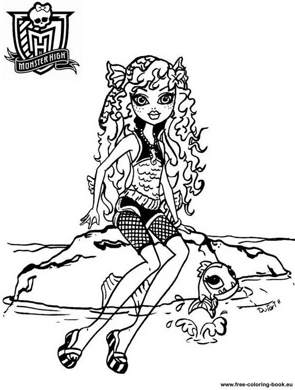Monster High 11 For Kids Coloring Page