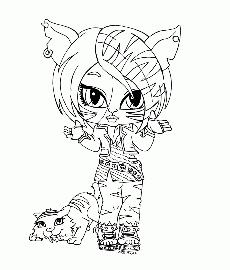 Monster High 15 For Kids Coloring Page