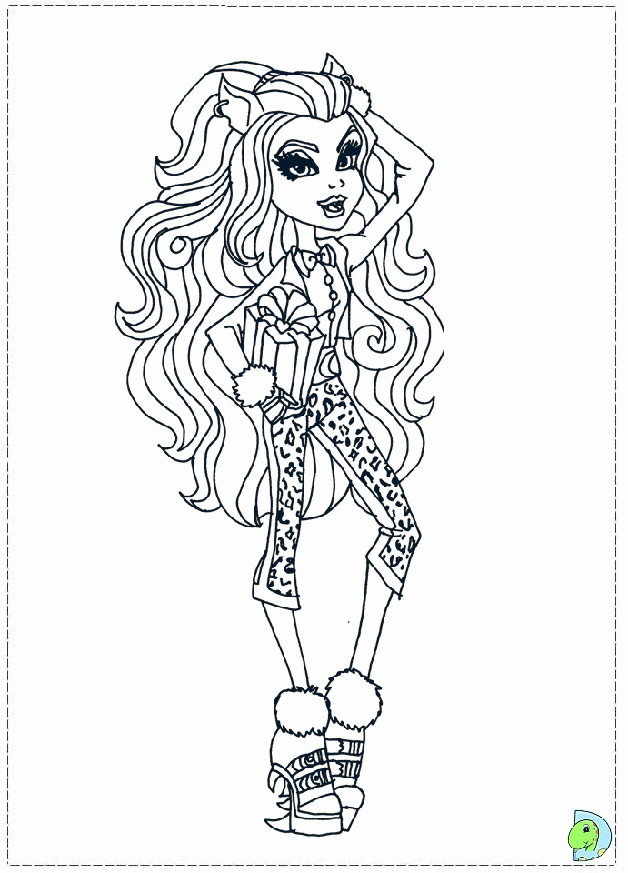 Monster High 32 Cool Coloring Page
