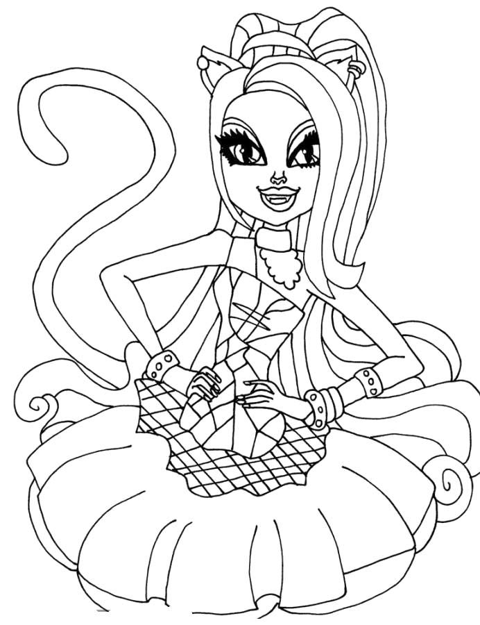 Monster High 34 Cool Coloring Page