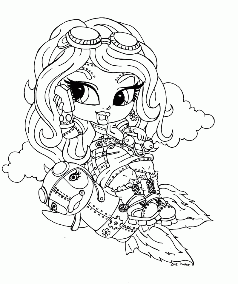 Monster High 40 Cool Coloring Page