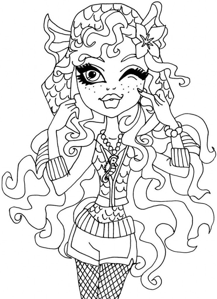 Monster High 42 Cool Coloring Page