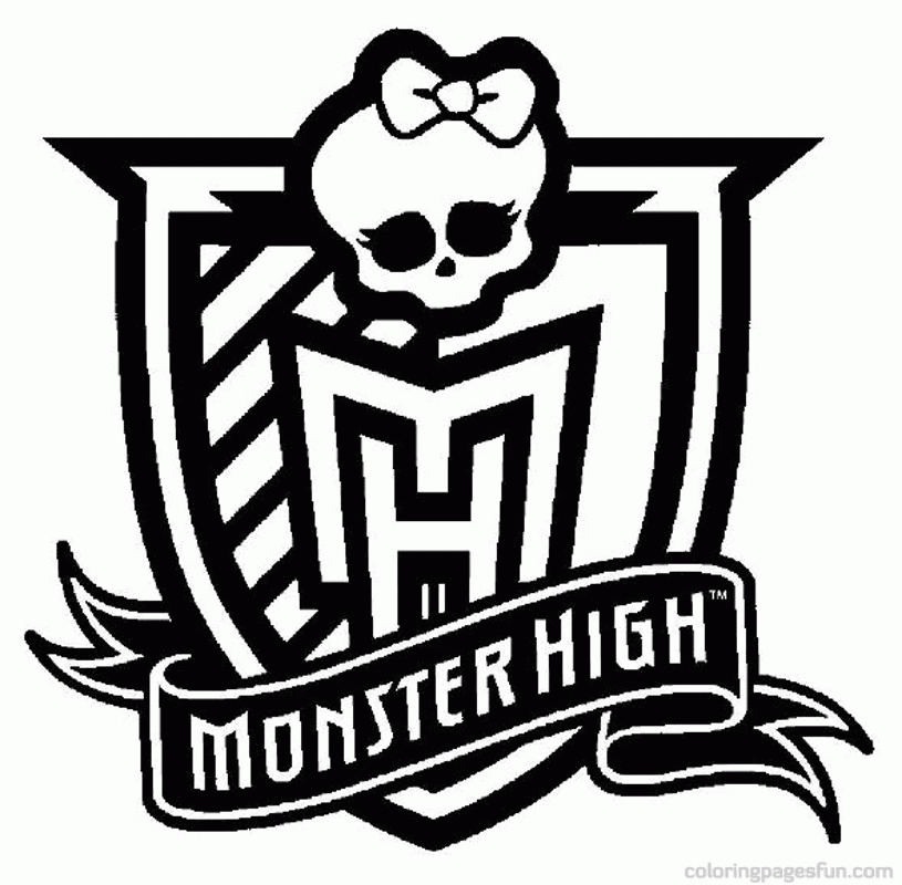 Monster High 6 cool Coloring Page
