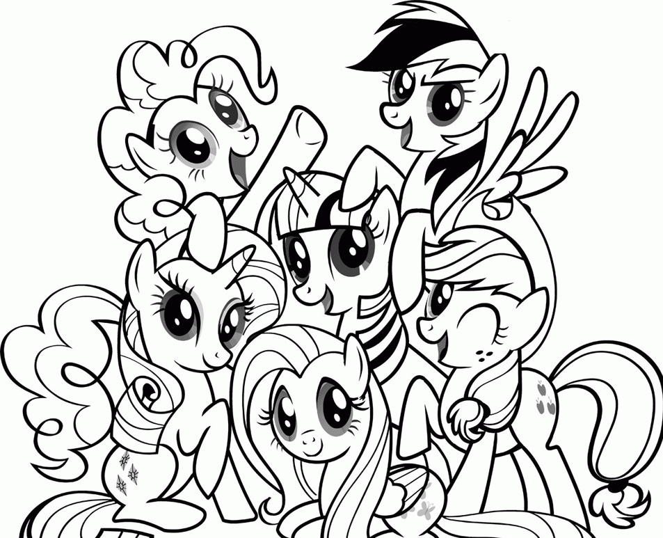My Little Pony 1 Cool Coloring Page