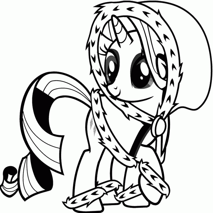 My Little Pony 14 For Kids Coloring Page