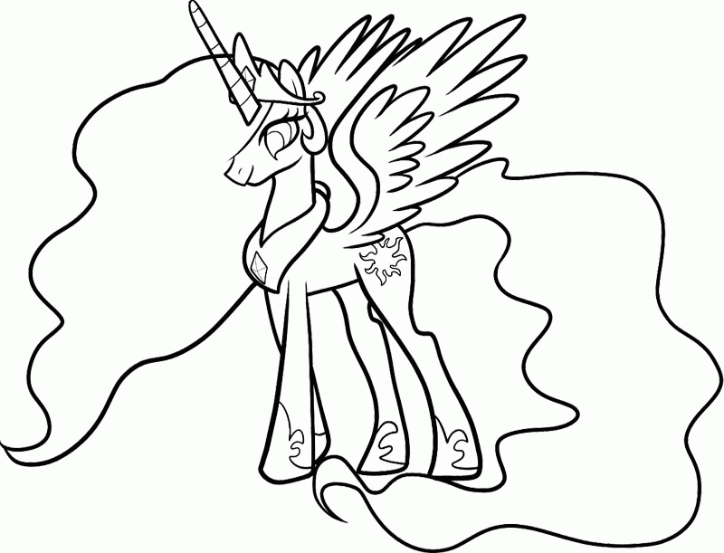 Cool Cool My Little Pony 16 Coloring Page