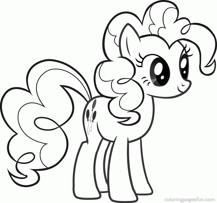 My Little Pony 17 Cool Cool Coloring Page