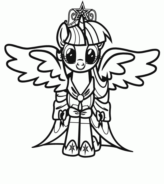 My Little Pony 2 For Kids Coloring Page