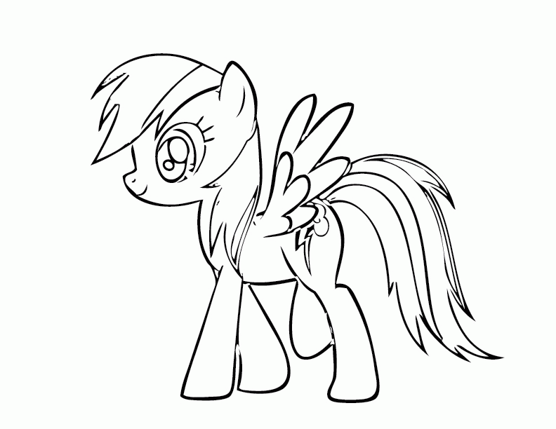 My Little Pony 29 Cool Cool Coloring Page
