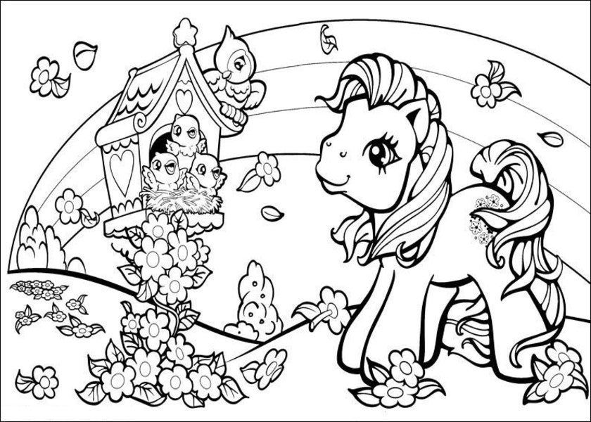 My Little Pony 3 Cool Coloring Page