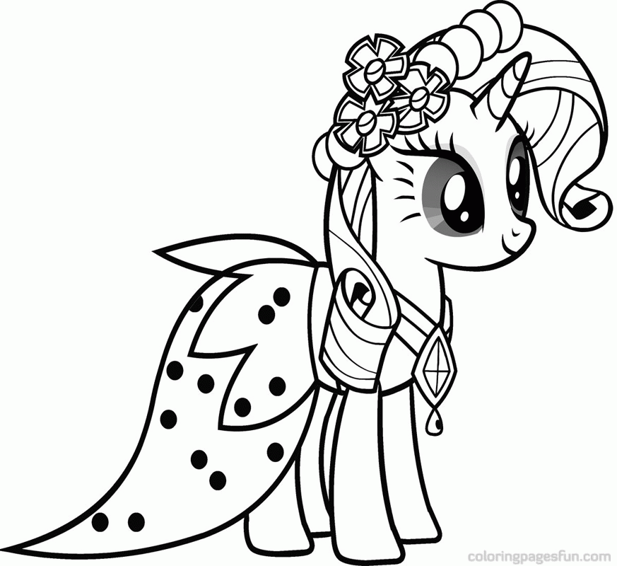 Cool Cool My Little Pony 32 Coloring Page