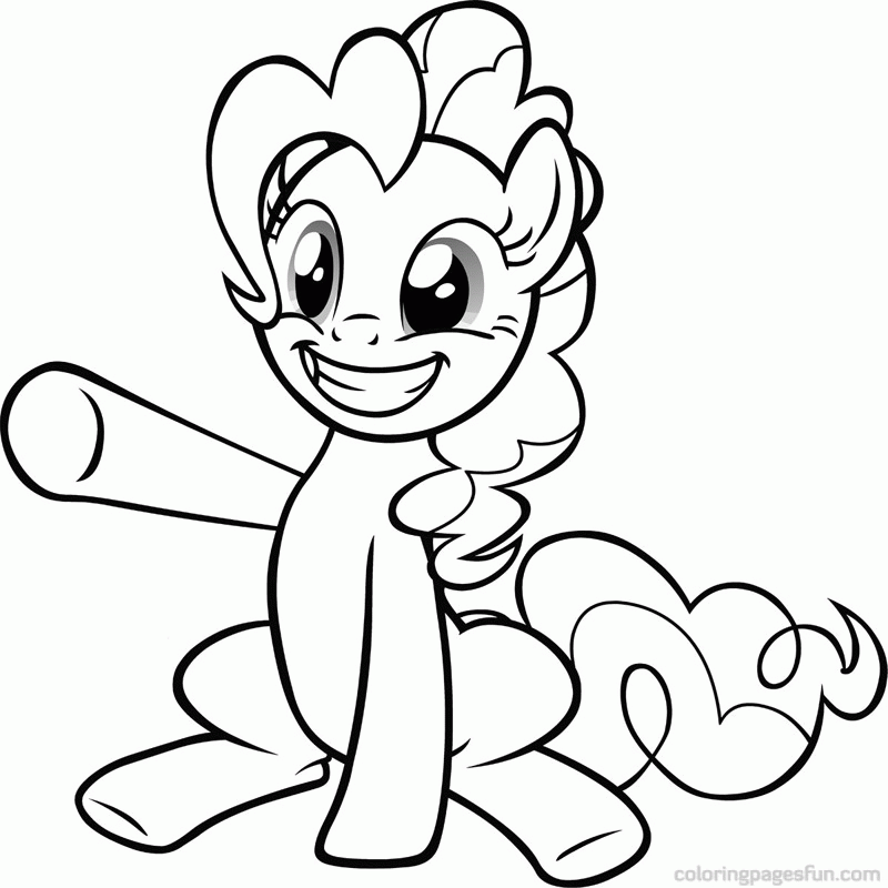 Cool My Little Pony 4 Coloring Page