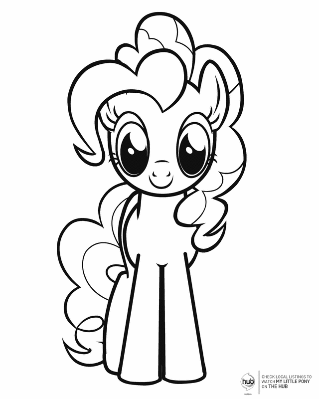 My Little Pony 41 Cool Cool Coloring Page