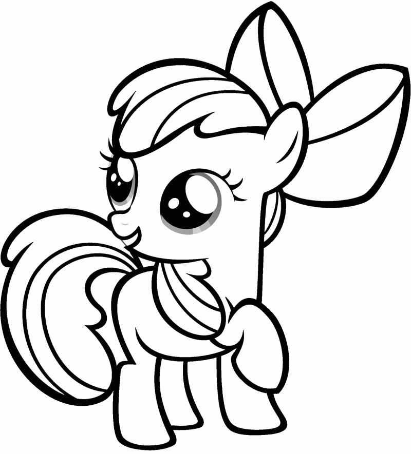 My Little Pony 6 For Kids Coloring Page