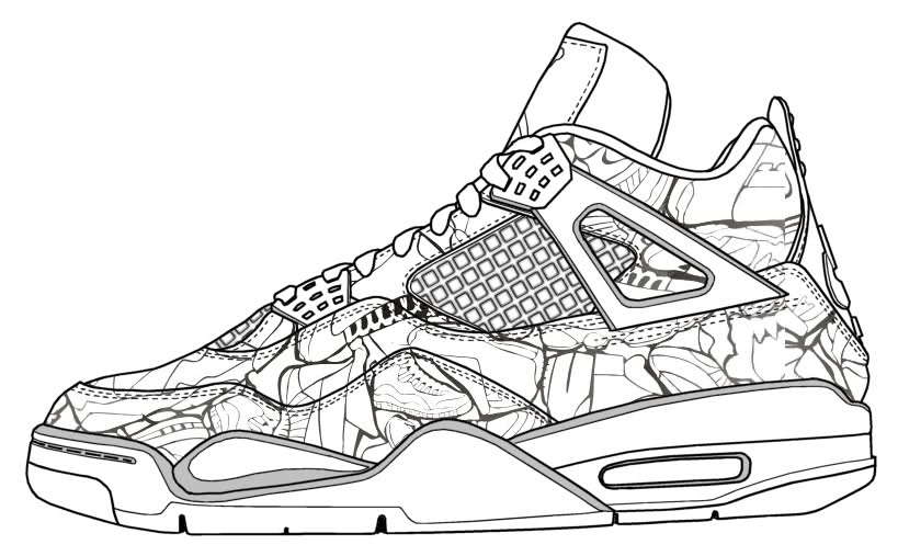 Nike Shoes 31 For Kids Coloring Page