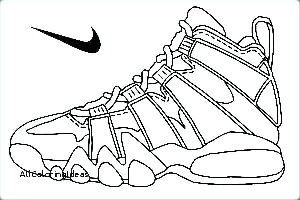 Nike Shoes 32 Cool Coloring Page