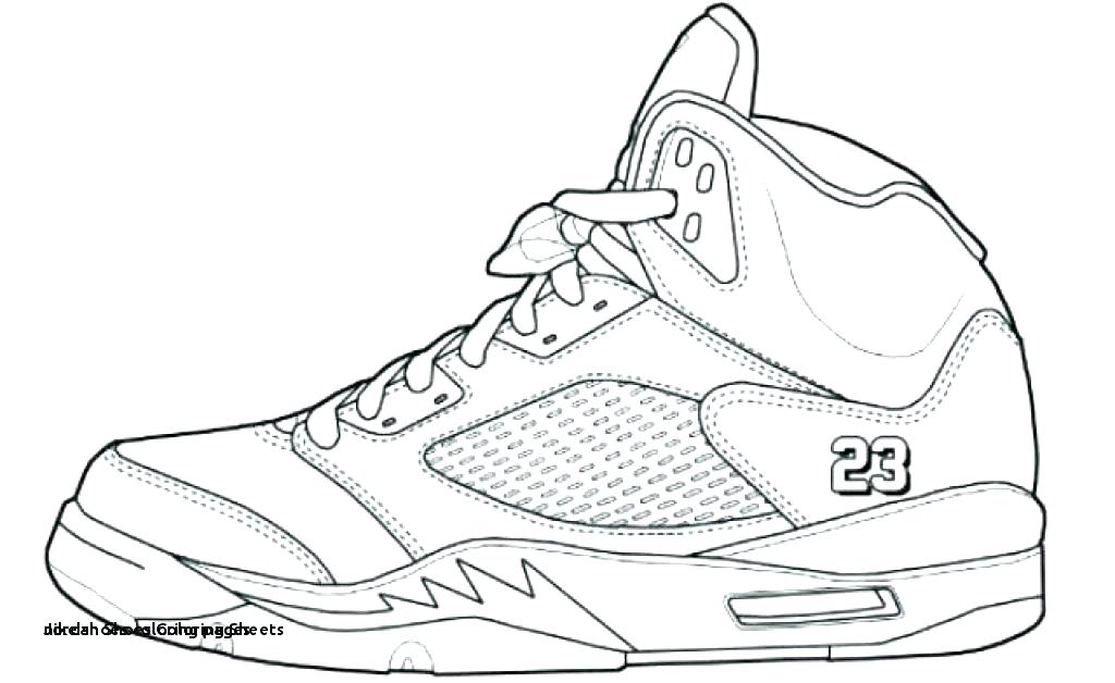 Nike Shoes 7 For Kids Coloring Page