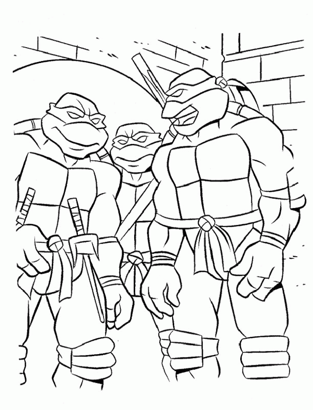 Ninja Turtle 31 Cool Coloring Page