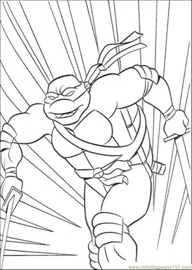 Ninja Turtle 44 For Kids Coloring Page