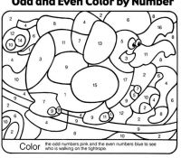 Number Coloring Page 53 Cool