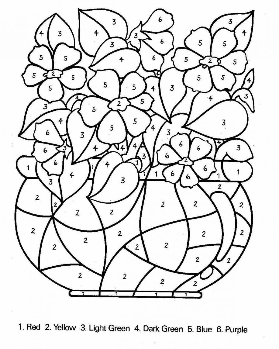Number Coloring Page 46 For Kids Coloring Page