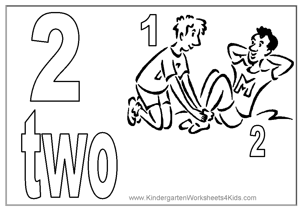 Number One 29 Cool Coloring Page