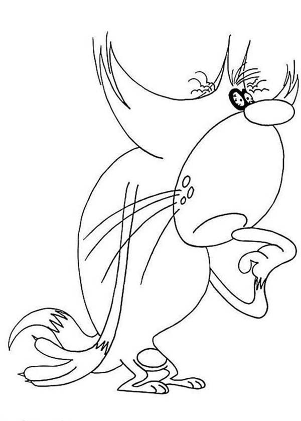 Oggy And The Cockroaches 20 Cool Coloring Page