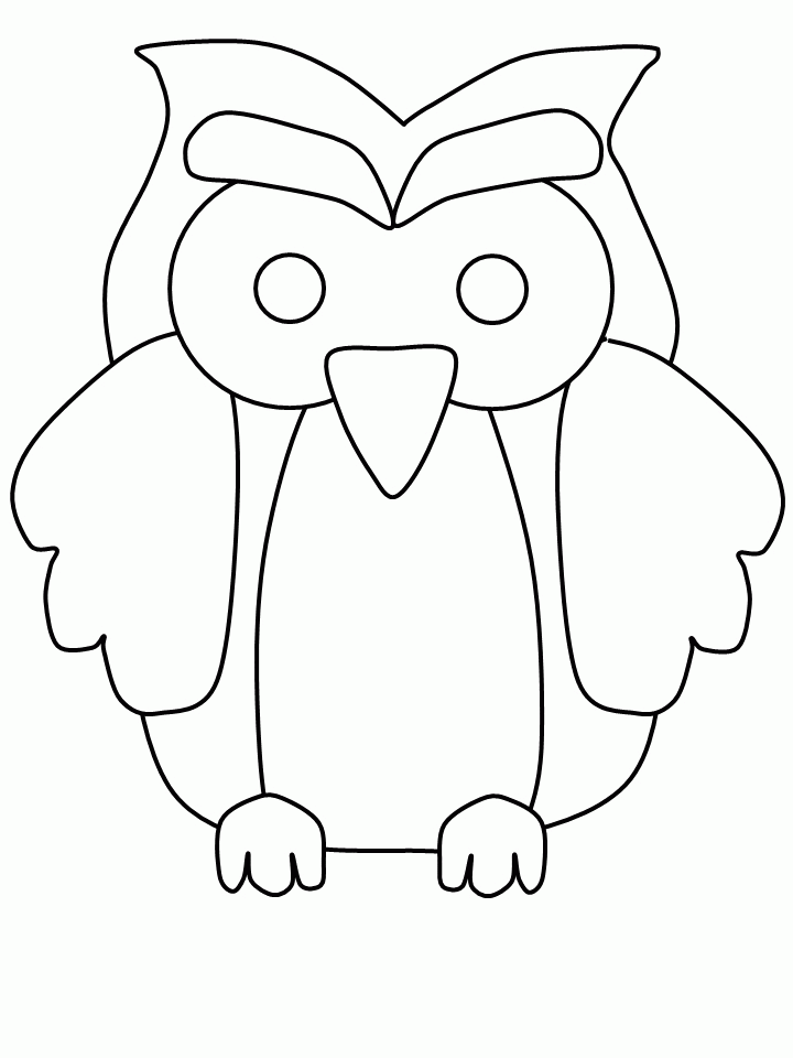 Owl 16 Cool Coloring Page