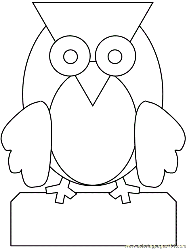 Owl 24 Cool Coloring Page