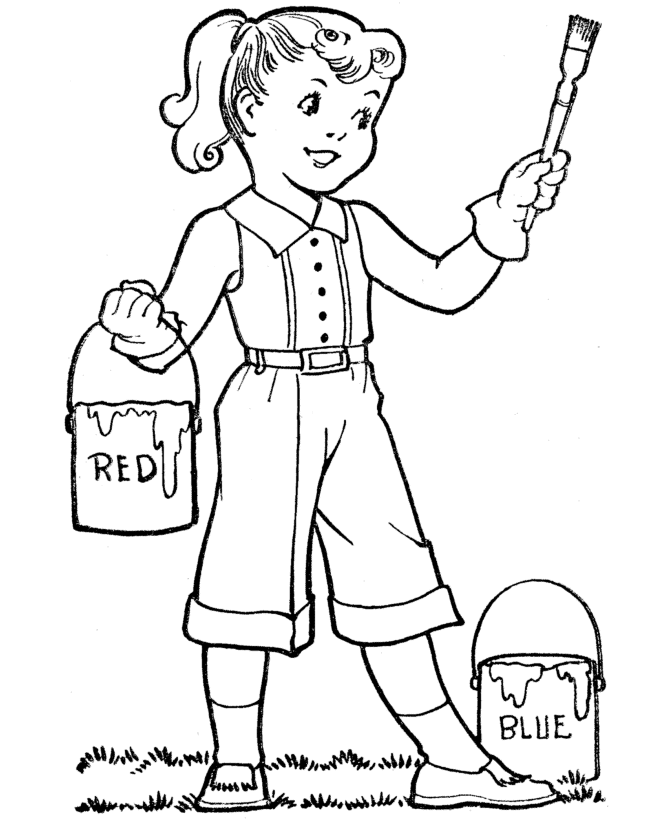 Painter 15 Cool Coloring Page