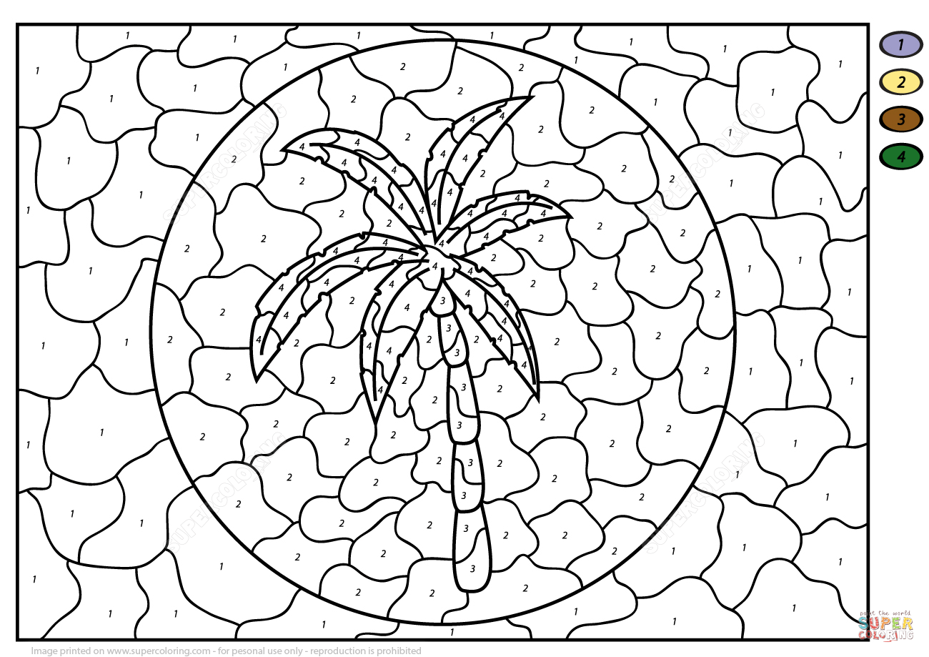 Palm Tree 21 Cool Coloring Page