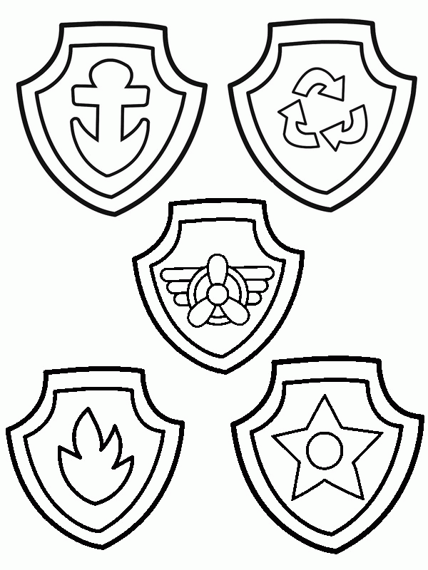 Paw Patrol 11 For Kids Coloring Page