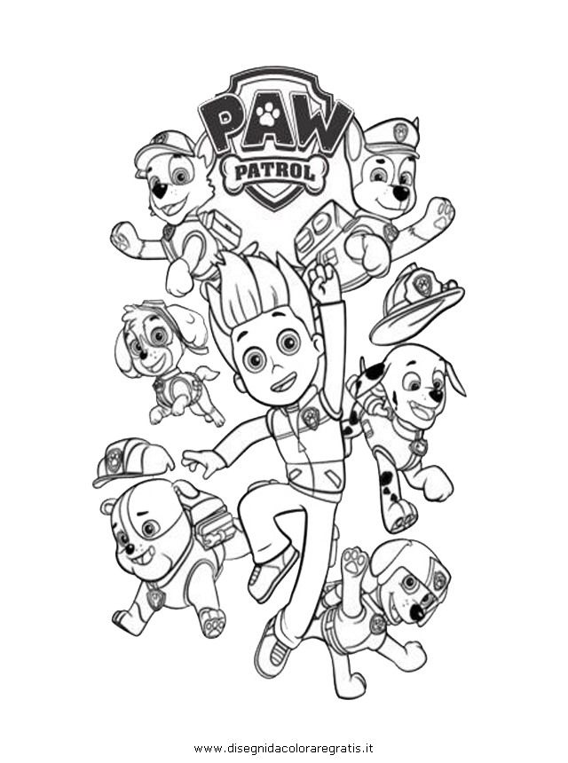 Cool Paw Patrol 13 Coloring Page