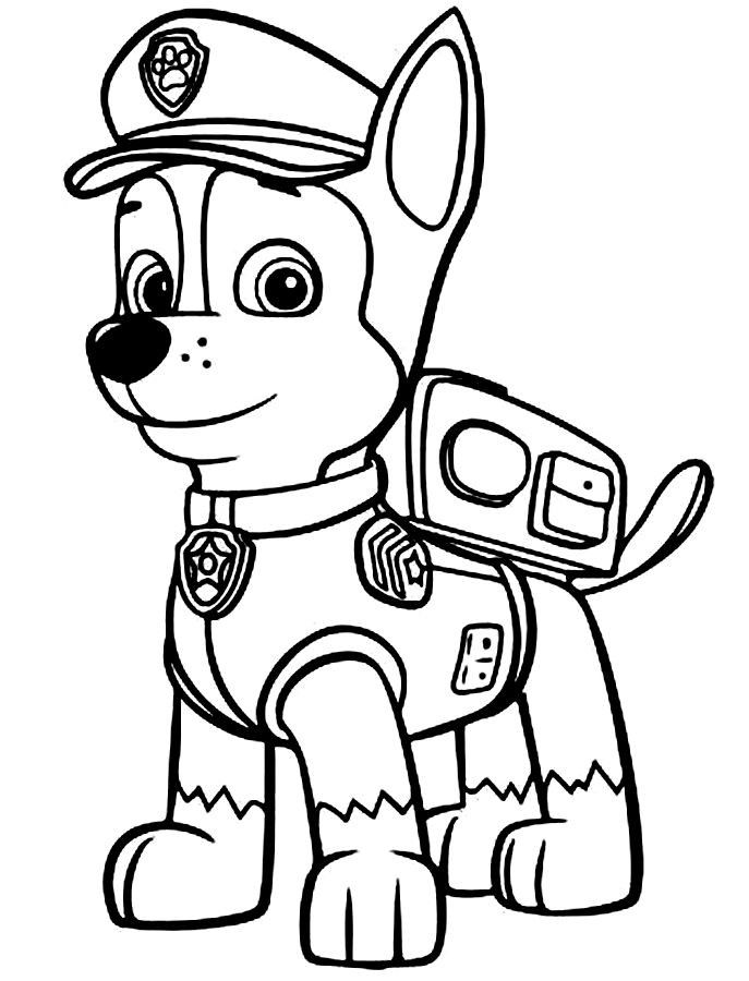 Paw Patrol 16 Cool Coloring Page