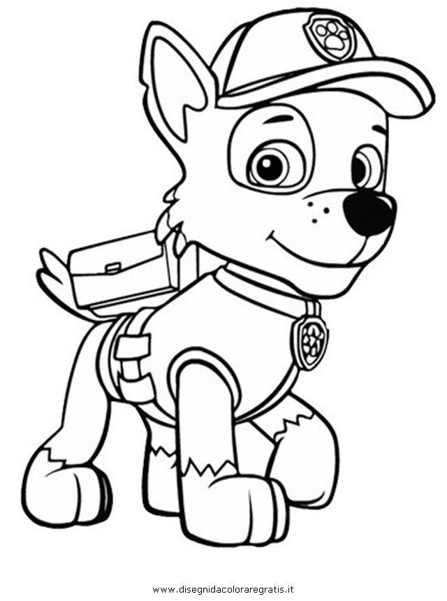 Paw Patrol 17 Cool Coloring Page