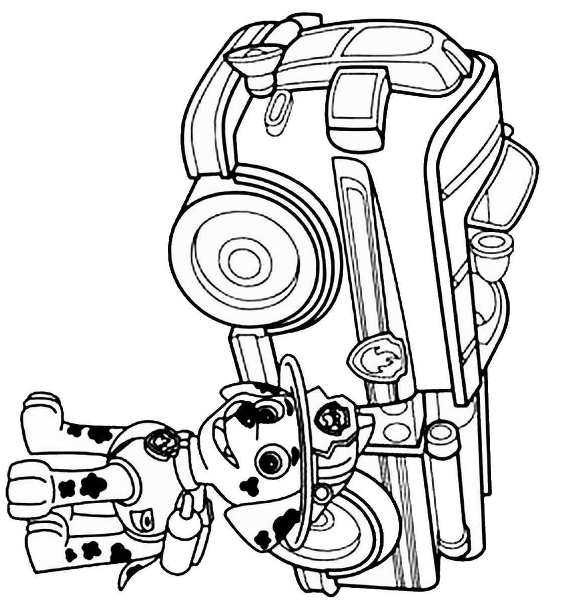 Paw Patrol 19 Cool Coloring Page