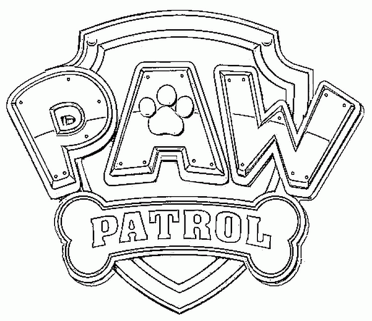 Paw Patrol 2 Cool Coloring Page