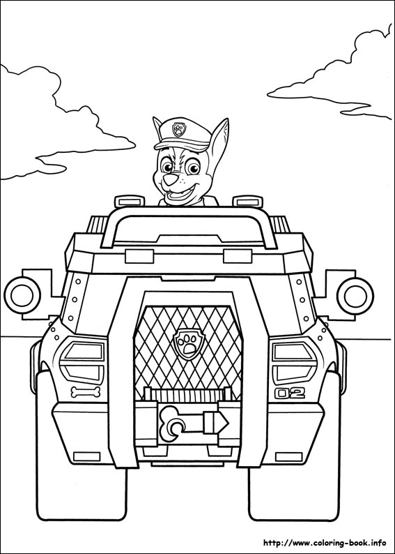 Cool Paw Patrol 20 Coloring Page