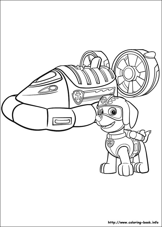 Paw Patrol 21 Cool Coloring Page