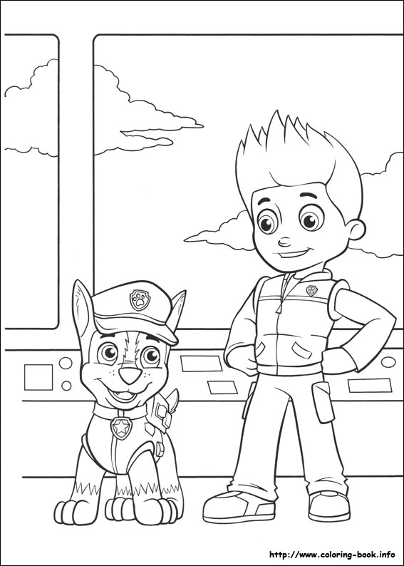 Paw Patrol 25 Cool Coloring Page