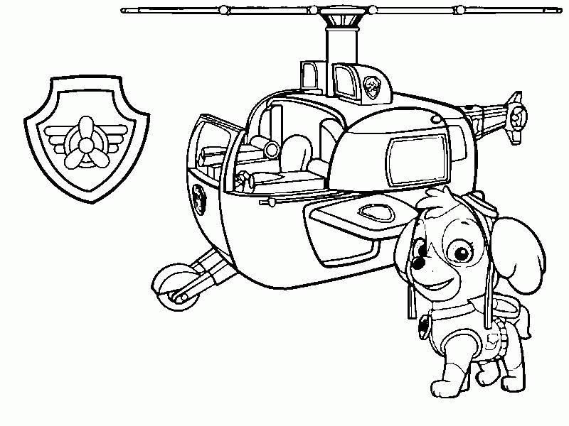 Paw Patrol 27 Cool Coloring Page