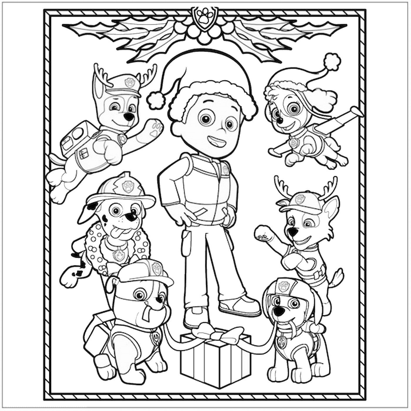 Cool Paw Patrol 28 Coloring Page