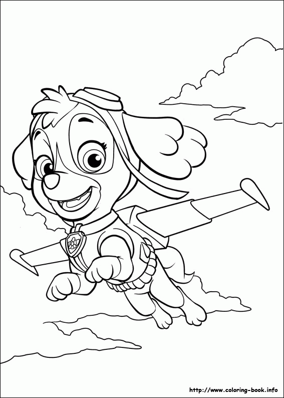Paw Patrol 30 For Kids Coloring Page