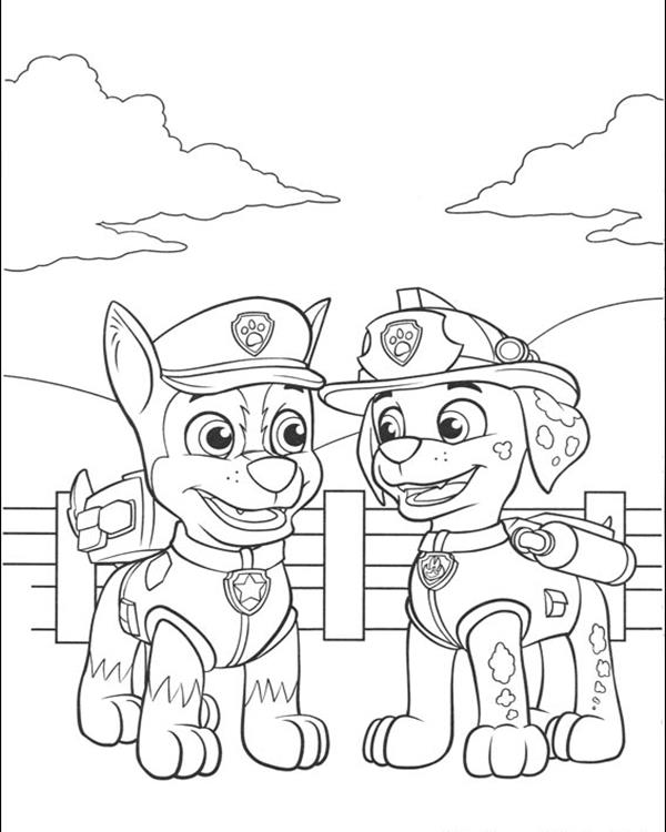 Paw Patrol 33 Cool Coloring Page