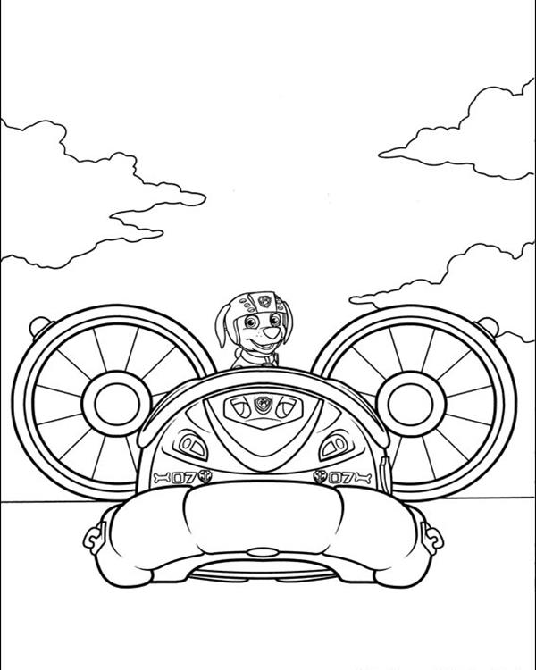 Cool Paw Patrol 36 Coloring Page