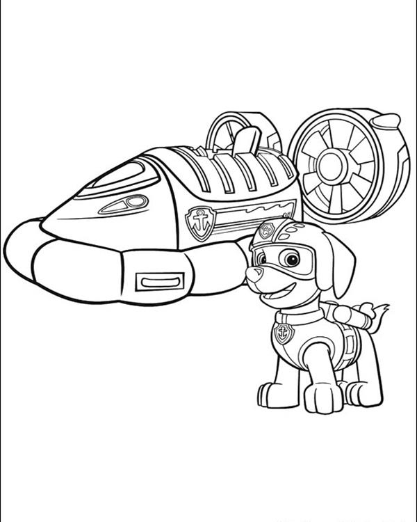 Paw Patrol 37 Cool Coloring Page